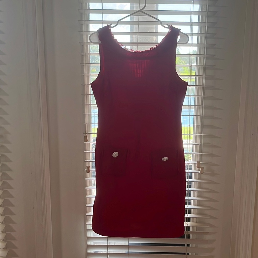 Karl Lagerfeld red dress. Size 10